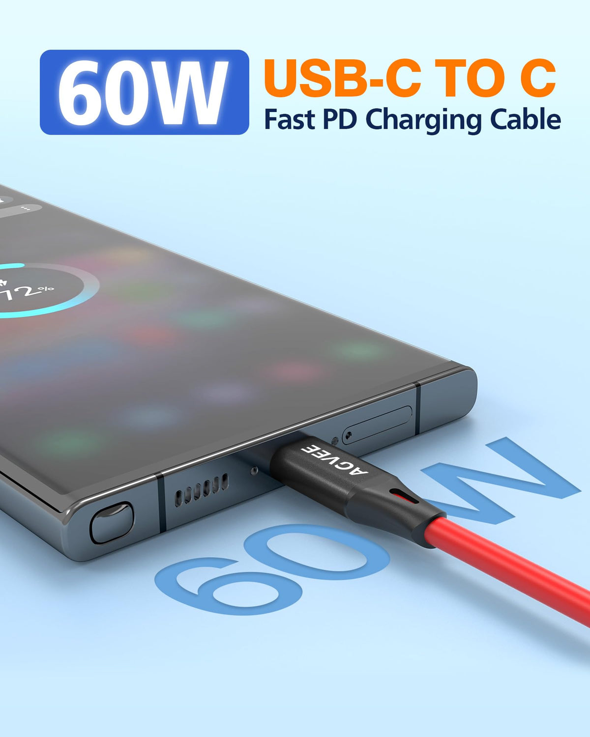AGVEE 5ft Coiled USB-C to USB-C Cable [USB-IF Certified] Carplay